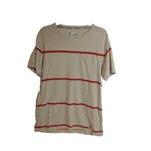 Vans Joel Tudor Heather Striped T Shirt Front Pocket Men's Size: L - Very Cool